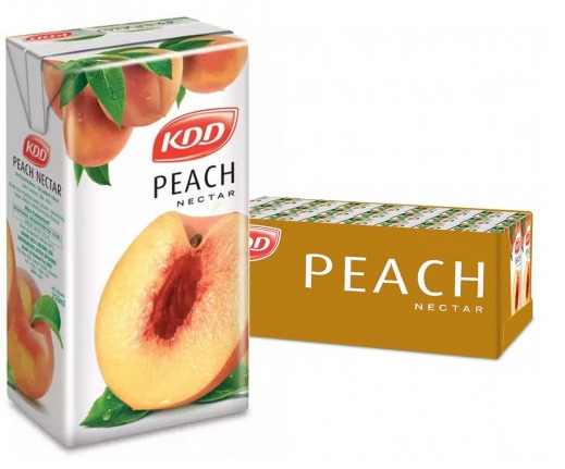 KDD PEACH NECTAR JUICE 250ML