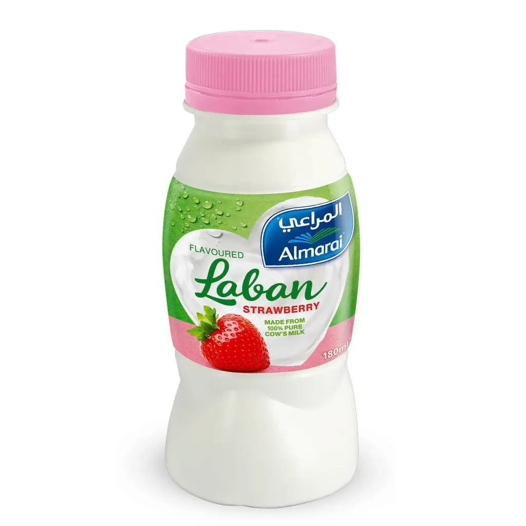 ALMARAI  LABAN STRAWBERRY FLAVOURED 180ML