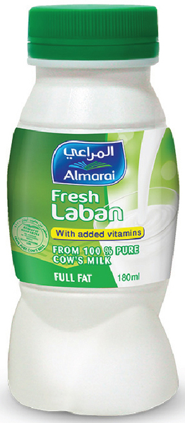 ALMARAI FRESH LABAN FF / ADDED VIT. 180ML