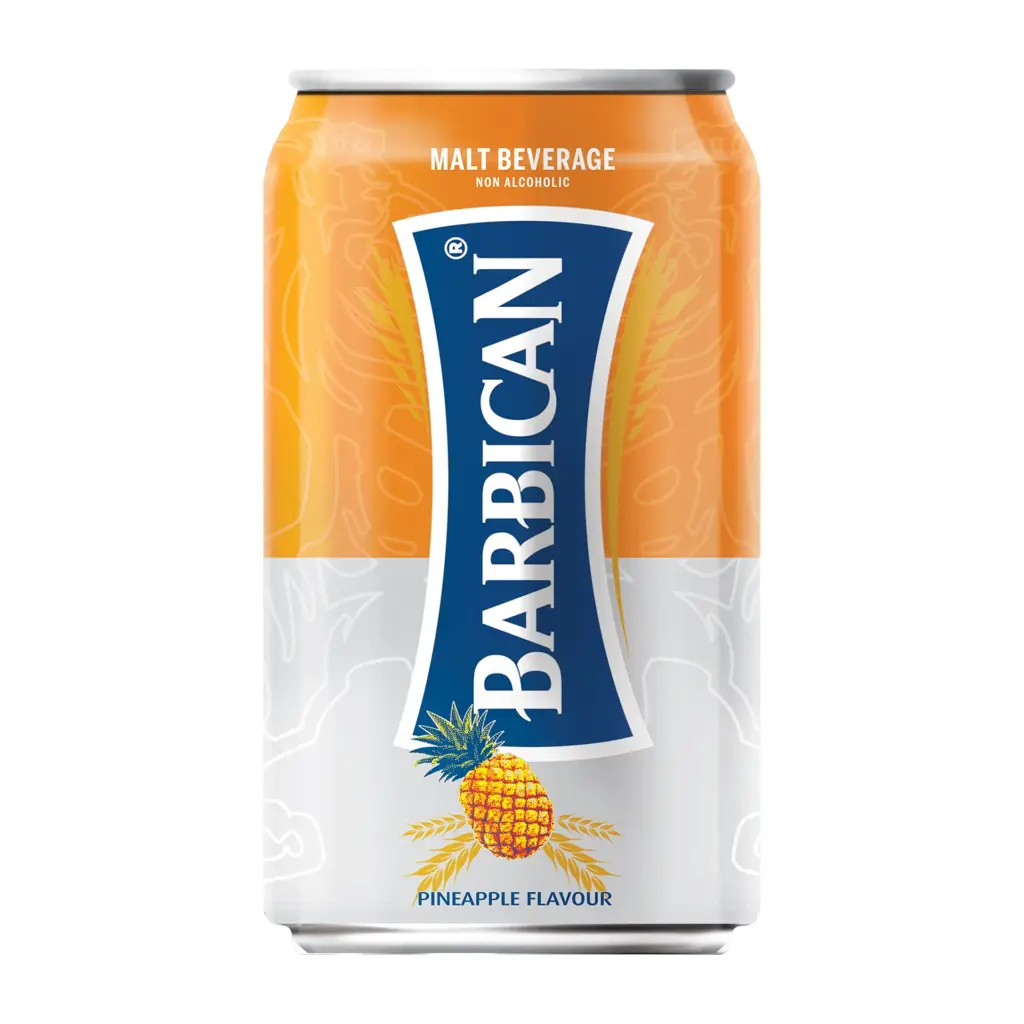 BARBICAN PINEAPPLE 330ML CANE