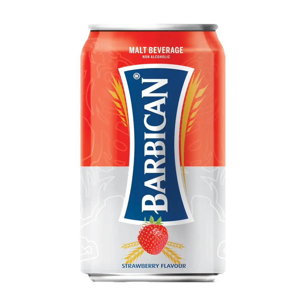 BARBICAN STRAWBERRY 330 ML CANE