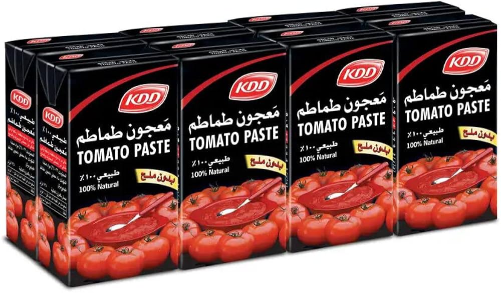 KDD TOMATO PASTE 8PIECE PACK