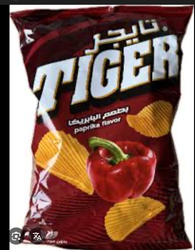 TIGER CHIPS PAPRIKA 105 G