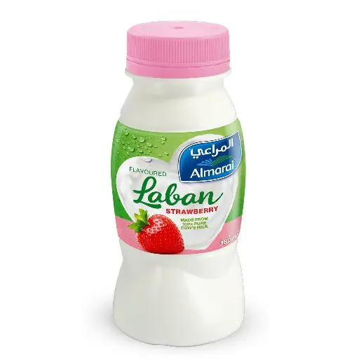 ALMARAI  LABAN STRAWBERRY FLAVOURED 180ML
