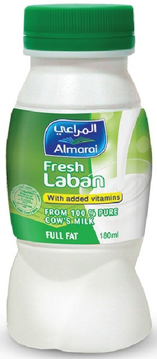 ALMARAI FRESH LABAN FF / ADDED VIT. 180ML