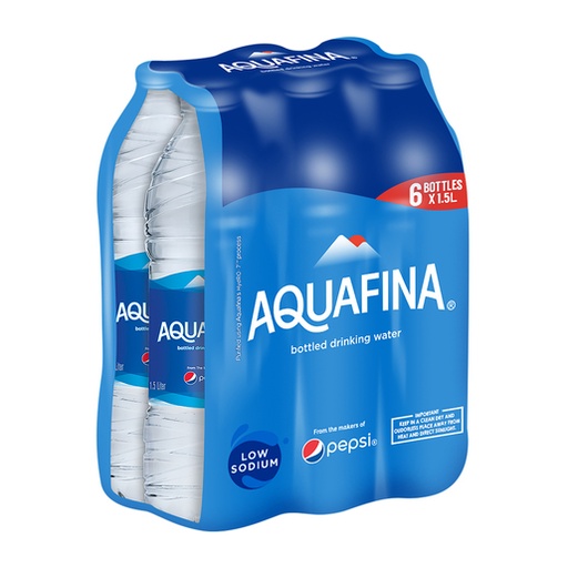 [1108] A AQUAFINA WATER 1.5L X 6 PC