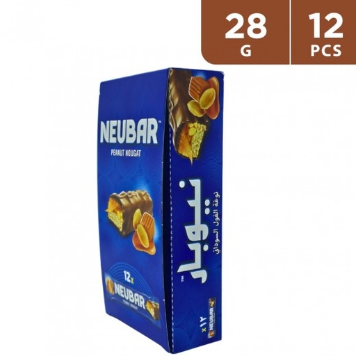 نيوبار بنوجا الفول السوداني 12 قطعة