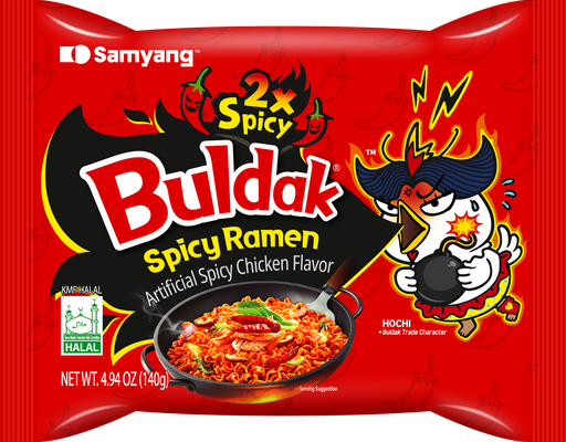 SAMYANG 2X HOT CHICKEN NOODLES 140G