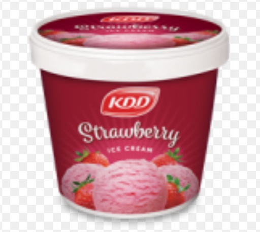 [1114] KDD STRAWBERRY ICE CREAM 1 LITTER